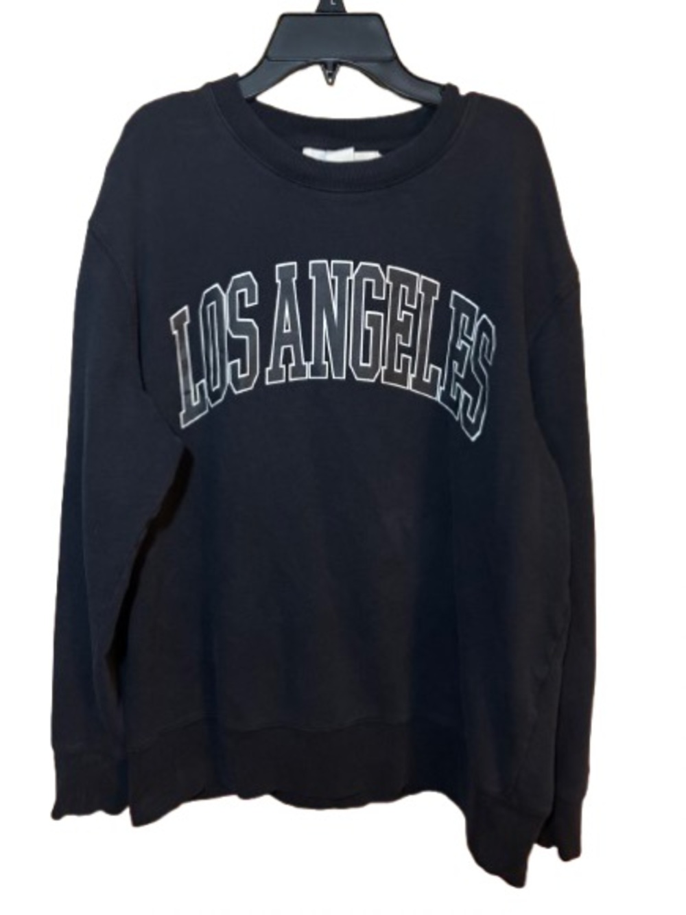 Crewneck “Black” Los Angeles Sweatshirt Large